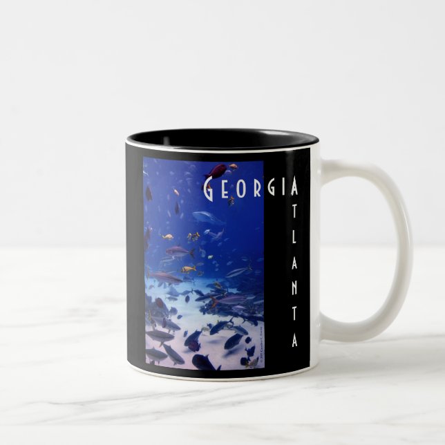 Atlanta Georgia Two-Tone Coffee Mug (Right)