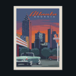 Atlanta, Georgia | Varsity Postcard<br><div class="desc">Anderson Design Group is an award-winning illustration and design firm in Nashville,  Tennessee. Founder Joel Anderson directs a team of talented artists to create original poster art that looks like classic vintage advertising prints from the 1920s to the 1960s.</div>