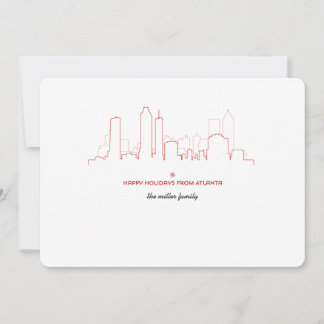 Atlanta Holiday Skyline Card
