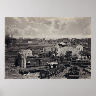 Atlanta in Ruins Poster