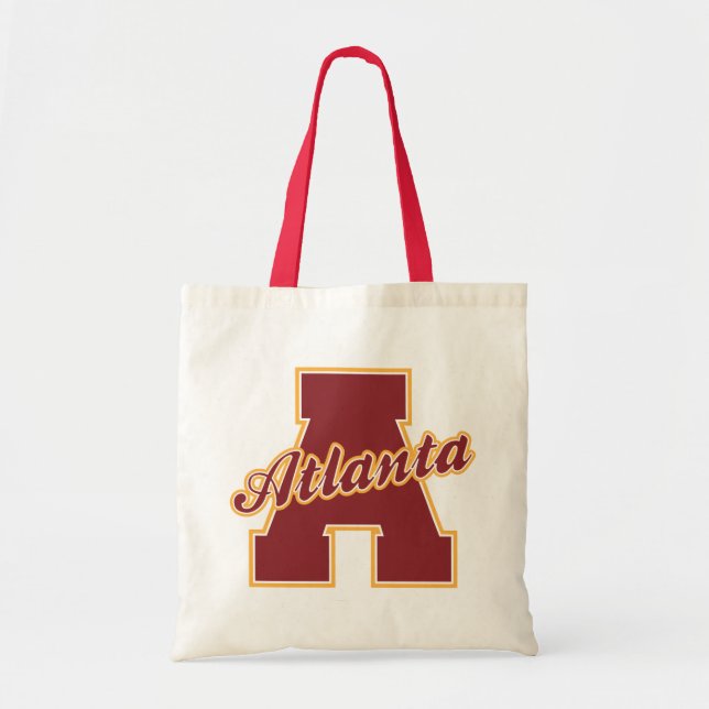 Atlanta Letter Tote Bag (Front)