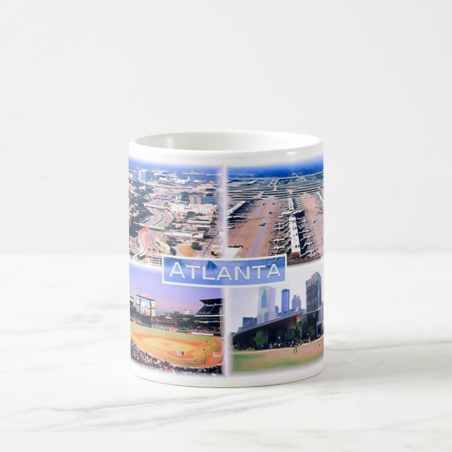 Atlanta - Mosaic - Usa - Coffee Mug (Center)