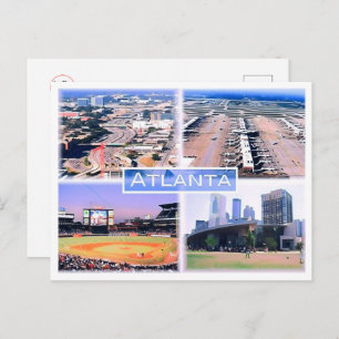 Atlanta - Mosaic - Usa - Postcard