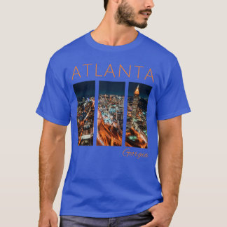 Atlanta Nightlife GA Skyline Cityscape ATL Georgia T-Shirt