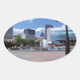 Atlanta Oval Sticker