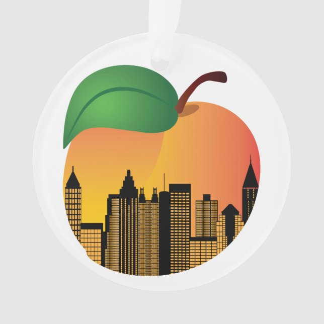 Atlanta Peach - SRF Ornament (Front)