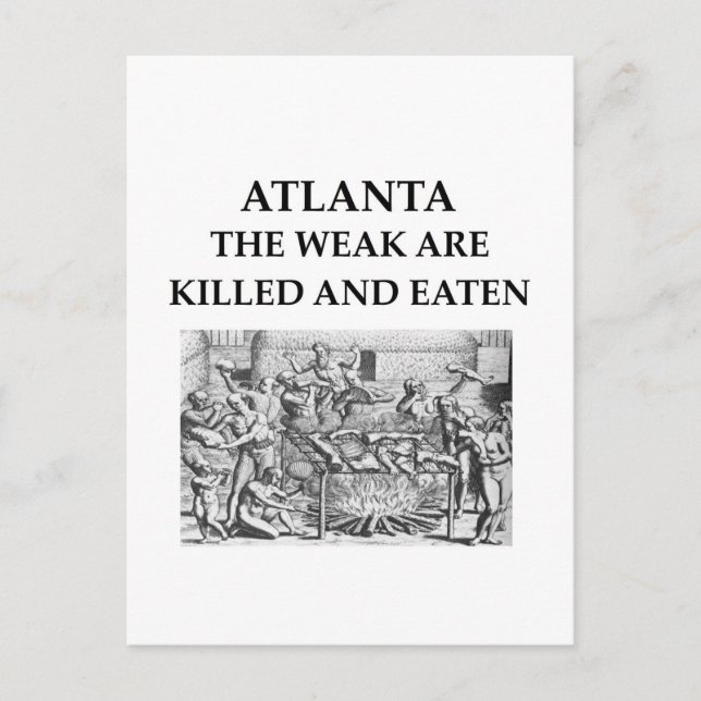 atlanta postcard (Front)