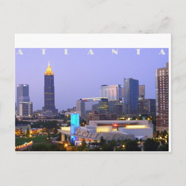 Atlanta Skyline (1) Postcard (Front)