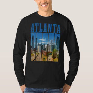 Atlanta Skyline Atl Georgia Vintage Pride T-Shirt