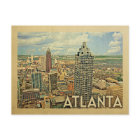 Atlanta Skyline Atlanta Vintage Travel
