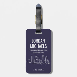 Atlanta Skyline Luggage Tag