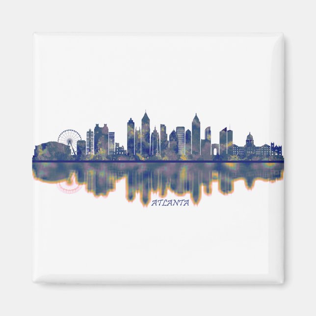 Atlanta Skyline Magnet (Front)