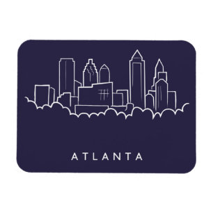 Atlanta Skyline Magnet