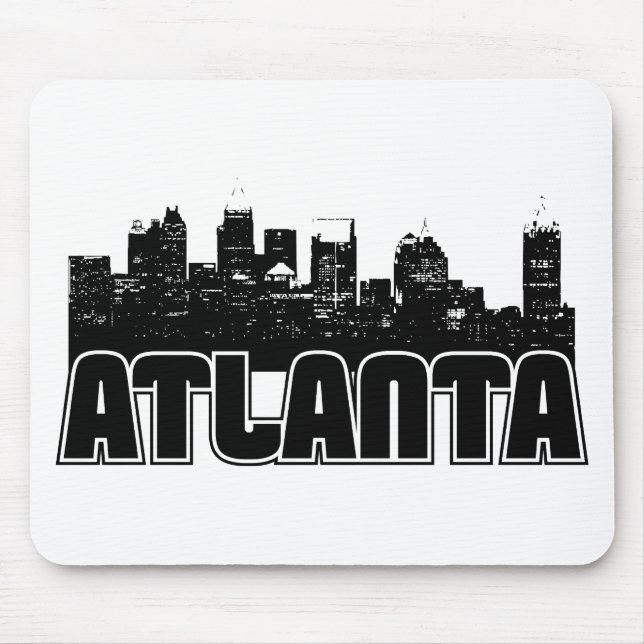 Atlanta Skyline Mouse Mat (Front)