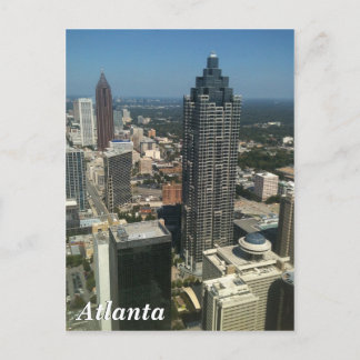 Atlanta skyline postcard