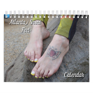 "Atlanta Snow" Feet Calendar