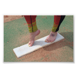 "Atlanta Snow" Feet Photo Print