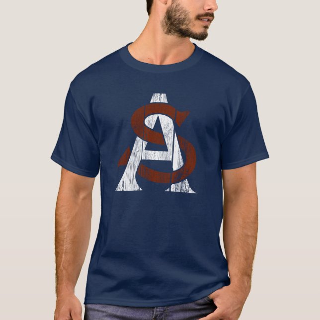Atlanta Spikes Baseball - AS Logo T-Shirt (Front)