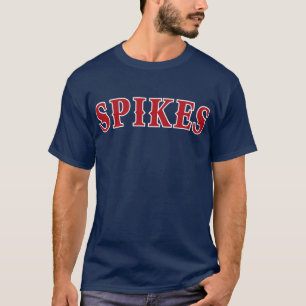 Atlanta Spikes Baseball Red Logo T-Shirt