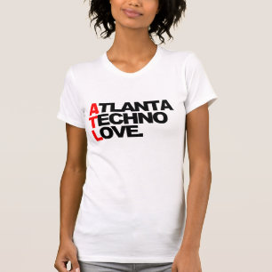 Atlanta Techno Love Ladies (white) T-Shirt