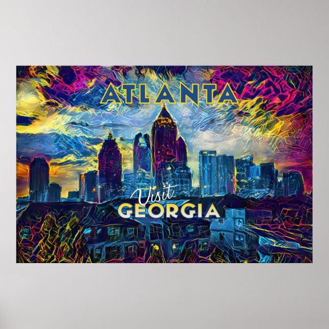 Atlanta, Visit Georgia... Poster (Front)