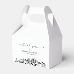 Atlanta Wedding Personalised Favour Box