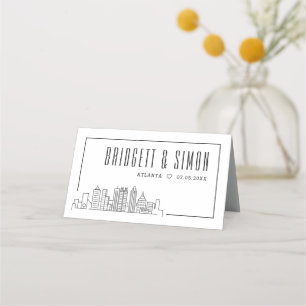 Atlanta Wedding   Place Table Name Cards 