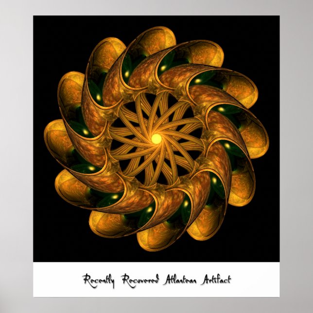 Atlantean Artifact Poster (Front)