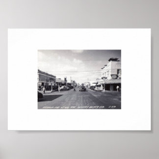 Atlantic Ave., Delray Beach, Florida Vintage Poster