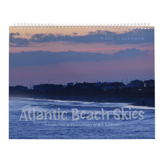 Atlantic Beach Skies Twelve-Month Wall Calendar (Cover)