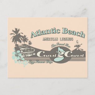 Atlantic Beach Travel North Carolina Postcard