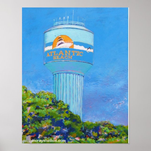 Atlantic Beach (watertower) Poster (Front)