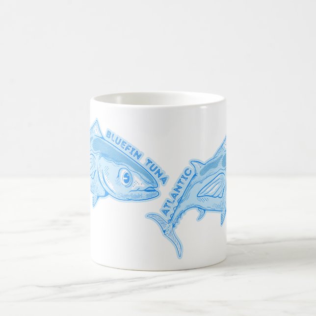 Atlantic bluefin tuna coffee mug (Center)