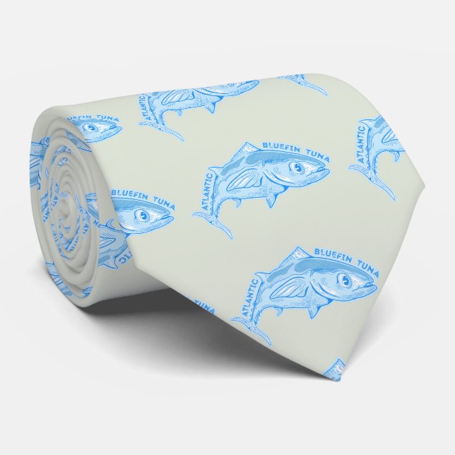 Atlantic bluefin tuna tie (Rolled)