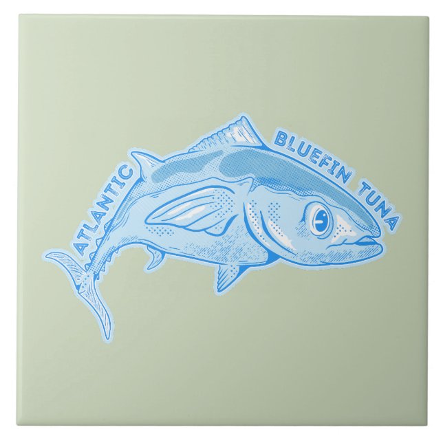 Atlantic bluefin tuna tile (Front)