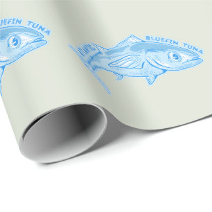 Atlantic bluefin tuna wrapping paper