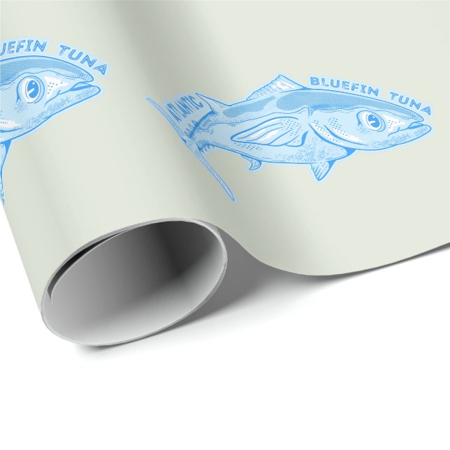 Atlantic bluefin tuna wrapping paper (Roll Corner)