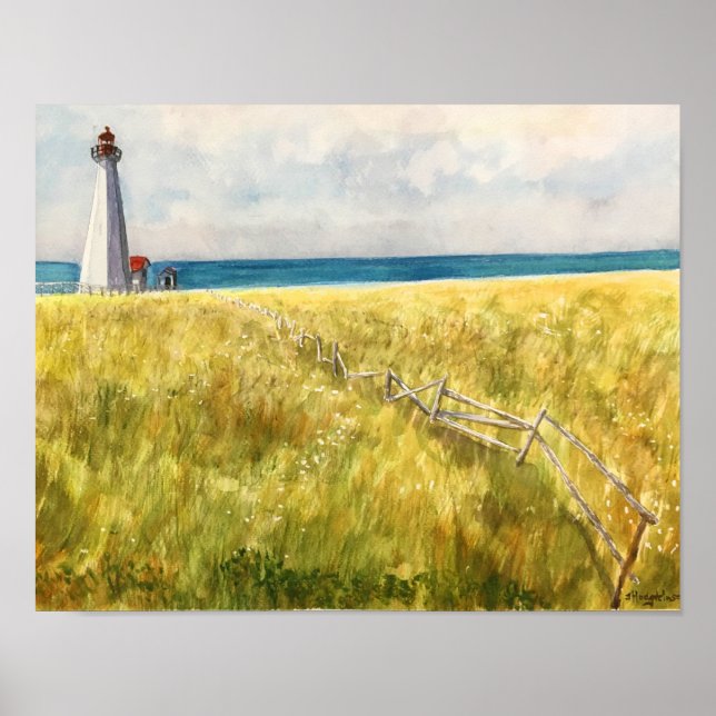 ATLANTIC CANADA WATERCOLOR POSTER (Front)
