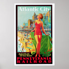 Atlantic City ~ America's All Year Playground Poster