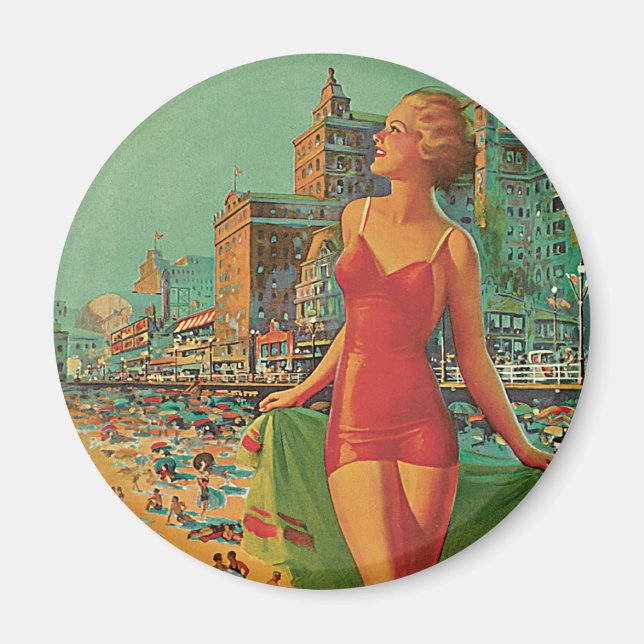 Atlantic City - America's All Year Resort Magnet (Front)