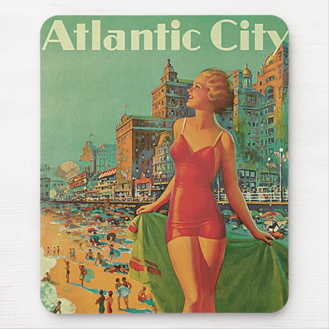 Atlantic City - America's All Year Resort Mouse Mat (Front)