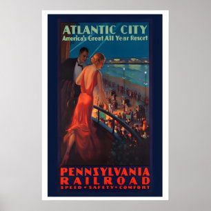 Atlantic City America's Great All Year Resort Poster
