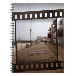 Atlantic City Beach Boardwalk on Film Notebook