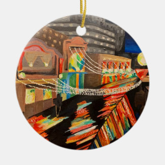 Atlantic City boardwalk painting ornament