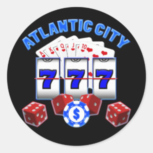 ATLANTIC CITY CLASSIC ROUND STICKER