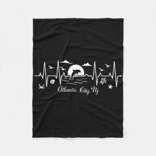 Atlantic City Fleece Blanket