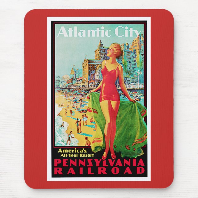 Atlantic City Mouse Mat (Front)