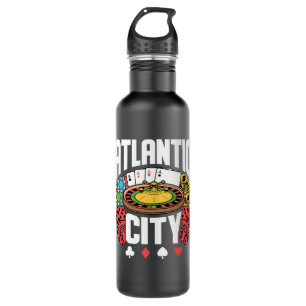 Atlantic City New Jersey Casino Gambling 710 Ml Water Bottle