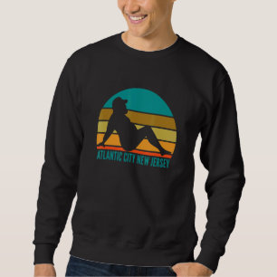 Atlantic City New Jersey Humour Drinking Adult Jok Sweatshirt