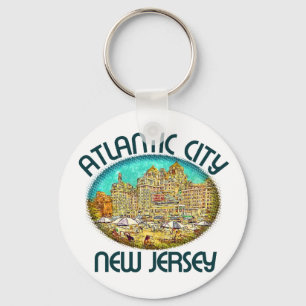 Atlantic City, New Jersey Key Ring